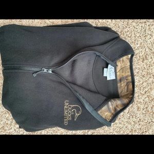 Ducks unlimited size large fleece jacket like new